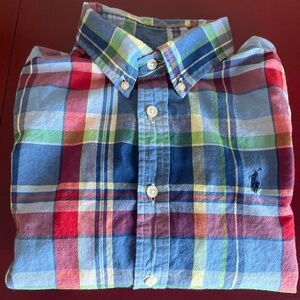 Ralph Lauren button down boy size 14/16 large
